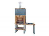 Ref. MD807 Normale - 165 cm x 57 cm x 225 cm, LxLxH | Grill 60 cm x 40 cm, LxL